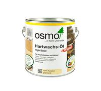 Osmo Huile de cire dure n°3011 incolore brillante pour intérieur 2,5 l
