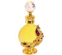 Huile de parfum arabe 0, 41 once de parfum dubai huile parfums durables avec bouteille en strass dorées pour femmes adolescents filles