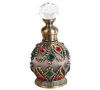 Huile de parfum arabe, strass de luxe Perfume dubaï avec bouchon bouteille en cristal et fond non glissant, parfum arabe à huile essentielle pour femmes