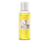 Huile de peeling pour la peau - Hydratant à l'huile 100 ml - Huile de peeling jaune universelle pressée à froid, pure, apaisante et apaisante, éclaircit visiblement, hydrate et raffermit la Bexdug
