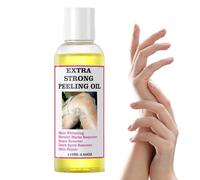 Huile De Peeling Pour Peau Foncée -110 Ml Huile De Peeling Jaune | Solution Peeling Ex-foliante Pour Le Corps | Blanchiment Adoucissant Les Callosités Des Coudes, Des Genoux Et Des Doigts Au Noir