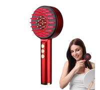 Huile de Peigne De Massage Électrique, Applicateur D'huile De Cheveux Stimulateur 3D Pour Cuir Chevelu 3 Modes Peigne Stimulateur, Masseur Cheveux Brosse Applicateur Cuir Chevelu Femme