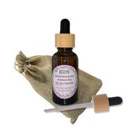 Huile de Pépin de Figue de Barbarie Bio 30ml + Bouchon Bambou avec Pipette, Bouteille en verre ambré - Visage Anti Âge et Anti Cerne - 100% Pure, Naturelle. Pinckly Pear Seed Organic Oil