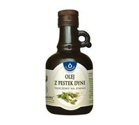 Huile de pépins de courge avec vitamine D, pressée à froid Oleofarm (250 ml)