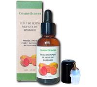 Huile De Pépins De Figue De Barbarie Bio - Meilleure Huile Anti-Âge - Hydratant - 30 Ml - Naturelle Extra-Vierge Pressée À Froid, Vi , Cheveux, Ongles - Vitamine E - Pepin - Hydrate En Profo[L163]
