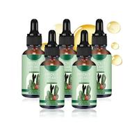 Huile de Pépins de Figue de Barbarie, Huile de Figue de Barbarie Bio pour Visage & Corps, Anti-âge et Anti-rides, Raffermissant et Hydratant Pour tous types de peau (5pc, 30ml)