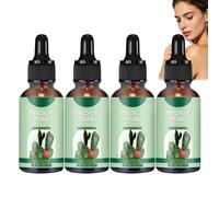 Huile de pépins de figue de Barbarie pour le visage, peaux sensibles et matures. Hydratation intense. Huile de pépins de figue de Barbarie pure, non grasse et sans parfum. (4PCS)