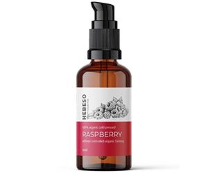 Huile de Pépins de Framboise 100% Pure Bio Pressée à Froid 50ml | Anti-âge, soin, vitamine A/E, huile riche en AGE | Traite les rides, les ridules et la peau sèche | Un soin du visage 100% BIO