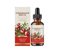 Huile de Pépins de Grenade, 60ML Huile Essentielle de Pépins de Grenade Bio, Sérum Pépin de Grenades Pressés à Froid pour le Visage et le Corps, Sérum Hydratant à la Grenades, pour Tou Types Peau