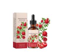 Huile De Pépins De Grenade Bio - Huile De Graines De Grenade Pressée à Froid, Poren verkleinern, Huile De Rose Musquée - Raffermit Et Régénère- Soin Corporel Antioxydant (60ML, 1PC)