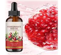 Huile de pépins de grenade - Huile de graines de grenade 100 % pressée à froid, huile de graines de grenade bio pressée à froid, extrait naturel de qualité supérieure, pour soins de la peau et des