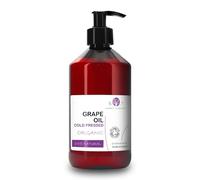 Huile de pépins de raisin pressée à froid : Nettoyant pour le visage, démaquillant naturel, massage, hydratant pour la peau (corps et visage) - 250 ml
