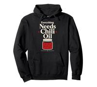Huile de Piment Chili Crisp Dumpling Lover Noodle Lover Foodie Sweat à Capuche
