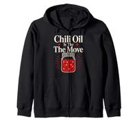 Huile de Piment Chili Crisp Dumpling Lover Noodle Lover Foodie Sweat à Capuche