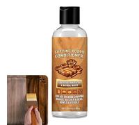 Huile de planche à découper, 100 ml, pénétration rapide, universelle, de qualité alimentaire - Pour bol, plats, cuillères, meubles, maison, cuisine, restaurant, empêche les fissures et la déformation