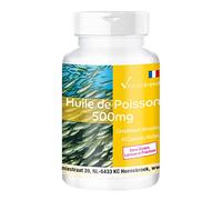 Huile de poisson 500 mg - 60 softgels, Source naturelle d'acides gras oméga-3, 18% EPA et 12% DHA, Dosage sûr | Vitamintrend®