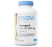 Huile de poisson Omega-3 OSAVI, 1000 mg (180 gélules)