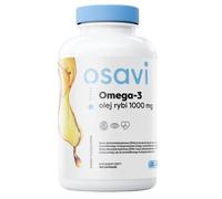 Huile de poisson Omega-3 OSAVI distillée moléculairement 1000 mg saveur citron (180 capsules molles)