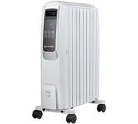 Grunkel RAC-8 PIROS Radiateur à huile numérique 8 éléments 2000W Blanc