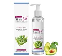 Huile de rasage douce, corps et jambes, soin doux, nourrissant, non gras, hydratant avant et après rasage avec formule nourrissante, peau hydratante et hydratante (1pc)