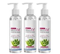 Huile de rasage douce pour femme, soin avant-rasage et huile de rasage, hydrate la peau, non grasse, pour le visage, le corps et les jambes.