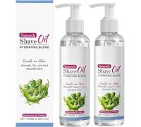 Huile de rasage douce pour femmes 100 ml, Huile de rasage douce et apaisante, Hydratante et nourrissante, Prévient les poils incarnés et la sécheresse