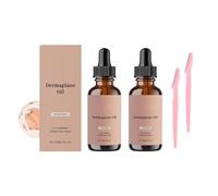 Huile de rasage du visage pour femmes, avec des outils de dermaplaning spécialisés, une expérience de rasage douce, une apogée de la peau, 60 ml (60ml, 2pc)