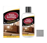 Huile de réparation de meubles - 100 ml de crème pour enlever les rayures du bois et restaurer la brillance avec des charges nutritives | Nettoyant pour surfaces en bois pour armoires, sols et tables,