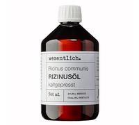 Huile de ricin 100 % pure (Ricinus communis) Wesentlich - Pressée à froid - 500 ml