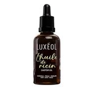 LUXÉOL - Huile De Ricin - Ongles & Peau - Aide À Nourrir, Protèger, Fortifier & À Favoriser La Pousse Des Cheveux - 100% D'Ingrédients D'Origine Naturelle - Fabriqué En France - 50ml