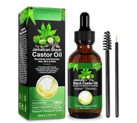 Huile de Ricin 60ml, Pure et Naturelle, Pressée à Froid, PLOBRT, Huile pour Cheveux Cils Sourcils Ongles Barbe, Sans Parfum, Light Yellow, Unisex, Adultes