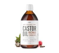Huile de Ricin Bio 1L - 100% Non Raffinée et Pressée à Froid - Sans Hexane - Pour la Peau et les Cheveux - Source Durable - Par Alpha01