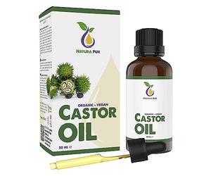 Huile de Ricin BIO 50ml, vegan - Sérum naturel pour cils et sourcils mais aussi pour cheveux, visage, corps, peau et mains