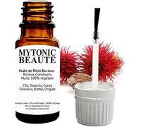 Huile de Ricin Bio (Castor oil) Ongles, Cils, Sourcils, Cheveux, Barbe,Corps | 100% végétale (15ml)