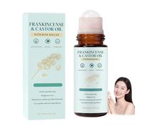 Huile de Ricin Bio Roll-On avec Quartz Rose, Pressée à Froid, Hydratant Naturel Pour Visage, Corps, Cheveux, Cils & Sourcils, Organic Cold-Pressed Castor Oil Roll-On With Removable Rose Quartz (1PC)