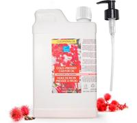 Huile de Ricin Bio,Texture Dense, Composition Unique,100% Naturelle, L'Huile de Beauté de Cléopâtre - Cils, Cheveux, Ongles, Anti Cernes, Démaquillant Yeux & Visage, Hydratant Corps, 1000 ml