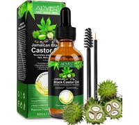Huile de ricin Castor pour la peau, les cheveux, la barbe, les cils, les soins des ongles, pressée à froid Bio Vegan, 1x 60ml