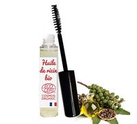 Huile de ricin cils BIO pure en format mascara pour le soin quotidien des cils 10 ml - Naturafro
