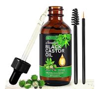 Huile de ricin pour cheveux, 60 ml, huile de ricin noire jamaïcaine, 100 % pure, naturelle et pressée à froid, huile organique pour le corps, les cheveux, les ongles, les cils, les sourcils