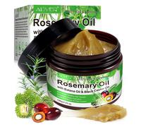 Huile de romarin Batana Huile de ricin Huile de castor 3 en 1 Croissance des cheveux Vegan pressé à froid, 1x 120g