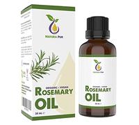 Huile de Romarin BIO 30ml - Huile essentielle 100% naturelle, vegan - Rosemary Oil (Rosmarinus Officinalis) pour cheveux - Huile pour diffuseur d'arôme