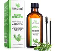 Huile de romarin huile essentielle pure naturelle soins capillaires soins de la peau sourcils cils, 1x 100ml