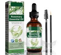 Huile de romarin pour la croissance des cheveux bio, huile essentielle de romarin pour la peau, les soins capillaires, la croissance des sourcils et des cils, 60ML