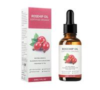 Huile de rose musquée, soin réparateur et nourrissant de nuit, base avant masque, éclaircissante, antioxydante, huile essentielle de vitamine C pure, 30 ml (1pc, 30ml)