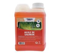 HUILE DE SAUMON - Bidon 1 L - La Nantaise de Nutrition - Pour appâts, bouillettes, pellets et amorces - Attractif puissant pour la pêche en mer ou en rivière - Huile très odorante et appétente