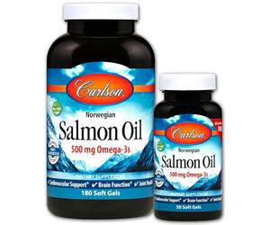 Huile de saumon norvégien - 180 + 50 softgels
