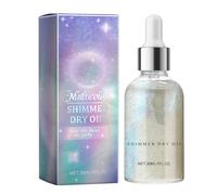 Huile de scintillement sèche - Huile de carrosserie de surligneur | Sérum brillant à haut brillant | Makeuvrage des paillettes de la peau, ingrédients éclaircissants brillance liquide, ingrédients