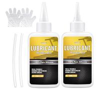 Huile de Silicone pour Tapis de Course 200 ml - 100% Silicone Pur Lubrifiant Tapis de Marche pour Divers Équipements Sportifs, Réduit le Bruit et la Friction, Parfait pour Les Salles de Sport