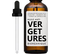 Huile De Soin Anti-Vergeture + Anti-Cicatrice 100% Naturel Avec Huiles De Rose Musquée Bio + Avocat Bio + Macadamia Bio Peau Sèche/Teint Irrégulier/Vergetures 100ml 12 Ingrédients.[L742]