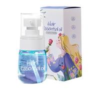 Huile de soin capillaire, réparation pour pointes fourchues et cassures - 30 ml - Huile réparatrice hydratante anti-frisottis pour cheveux abîmés - Soin quotidien pour la maison, l'école, les